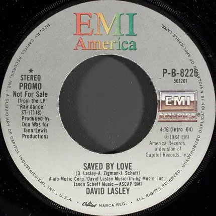 David Lasley - Saved By Love