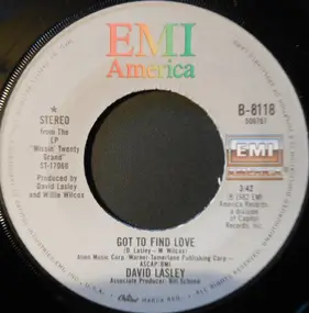 David Lasley - Got To Find Love