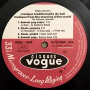 LP - David Lewiston - The Balinese Gamelan: Musique From The Morning Of The World