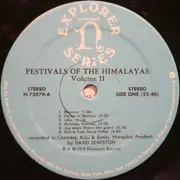 LP - David Lewiston - Festivals Of The Himalayas - Volume II