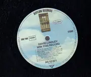 LP - David Lindley And El Rayo-X - Win This Record!