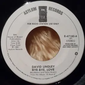 David Lindley - Bye Bye, Love