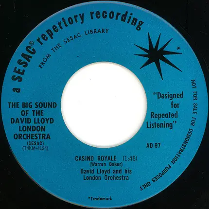 David Lloyd And His London Orchestra - The Big Sound Of The David Lloyd London Orchestra