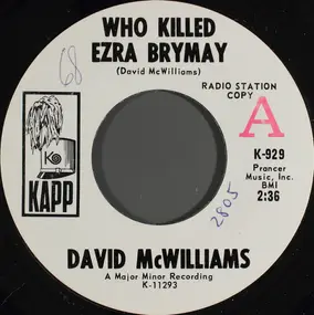 David McWilliams - Who Killed Ezra Brymay