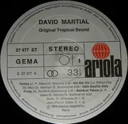 LP - David Martial - Original Tropical Sound