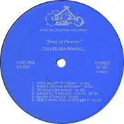 LP - David Marshall - Song Of Poverty