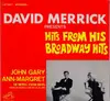 LP - David Merrick with John Gary and Ann Margret - David Merrick Presents Hits From His Broadway Hits