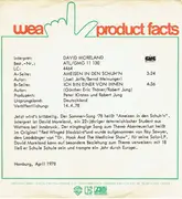 7inch Vinyl Single - David Moreland - Ameisen In Den Schuh´n / Ich Bin Einer Von Ihnen