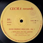 LP - David Murray - Solo Live Vol. 1