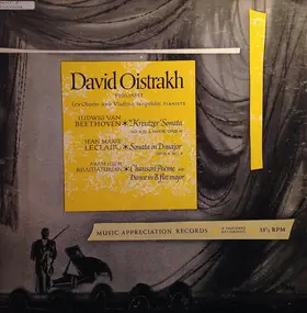 David Oistrach - Kreutzer Sonata / Sonata In D Major / Chanson Poème / Dance In B Flat Major