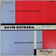 David Oistrach , Vladimir Yampolsky - Giuseppe Tartini / Johannes Brahms - Devil's Trill Sonata In G Minor / Sonata In D Minor Op. 108