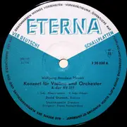 10'' - Mozart - Konzert Für Violine Und Orchester A-dur, KV 219 - Misprint, Mono