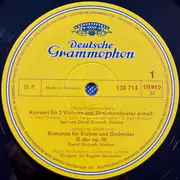LP - Bach / Beethoven / Vivaldi - David Und Igor Oistrach