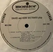 LP - Prokofiev / Haydn / Spohr / Honegger - Oistrakh (David And Igor Oistrakh Play)