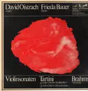 LP - David Oistrach, Frieda Bauer - Violinsonaten von Tartini und Brahms