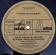 LP - Schubert - Klaviertrio Es-dur op.100 - Duplo-Sound