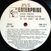 LP - David Porter - Victim Of The Joke?....An Opera - gimmick sleeve