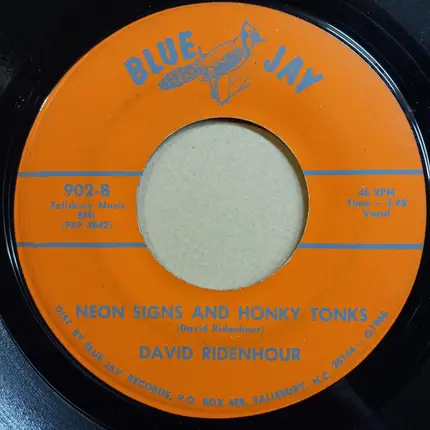 David Ridenhour - Walking In The Rain/ Neon Signs And Honky Tonks