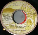 7inch Vinyl Single - David Rogers - Heres To You (Darlin)