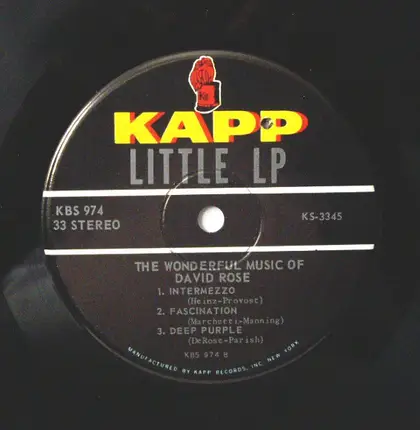 David Rose - The Wonderful Music Of David Rose