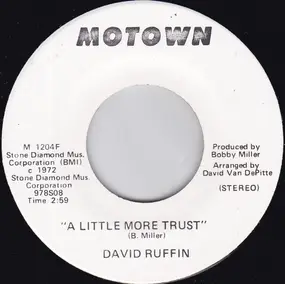 David Ruffin - A Little More Trust