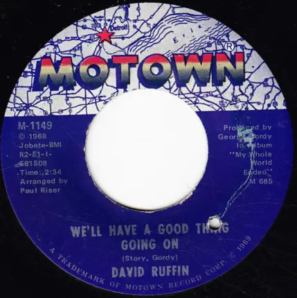 David Ruffin - I've Lost Everything I've Ever Loved