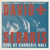 CD - David Sedaris - Live At Carnegie Hall