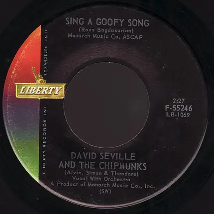 David Seville And The Chipmunks - Coming 'Round The Mountain / Sing A Goofy Song