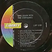 LP - David Seville And The Chipmunks - Sing Again With The Chipmunks