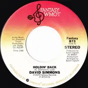 david simmons - Holdin' Back / Uh Oh I Did It Again