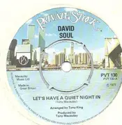 7'' - David Soul - Let's Have A Quiet Night In - Blue Labels