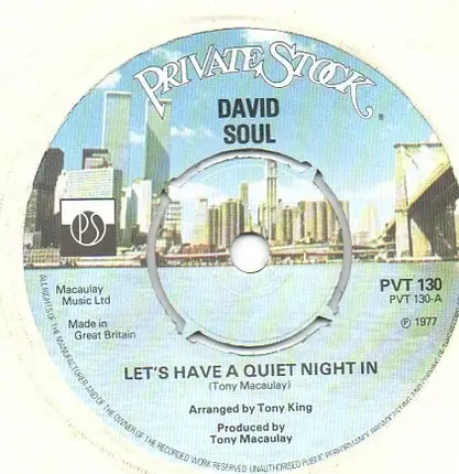 David Soul - Let's Have A Quiet Night In