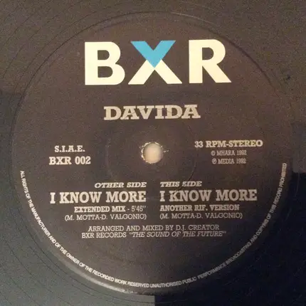 Davida - I Know More