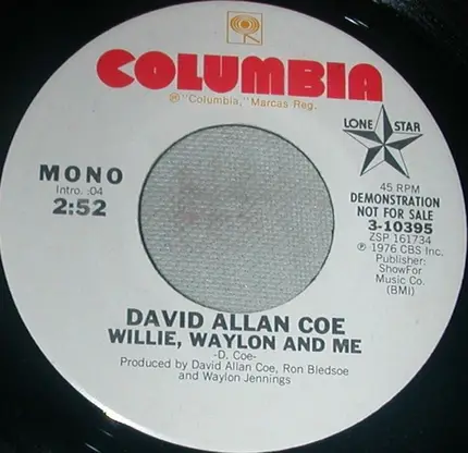 David Allan Coe - Willie, Waylon And Me