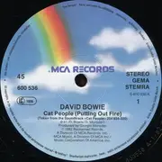 12'' - David Bowie - Cat People (Putting Out Fire)