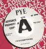 7'' - David Bowie - I Dig Everything - UK WHITE LABEL PYE DEMO