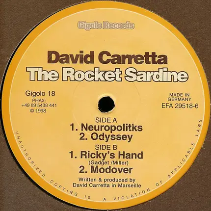 David Carretta - The Rocket Sardine