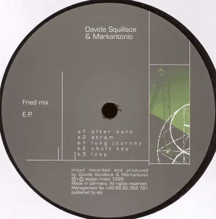 Davide Squillace & Markantonio - Fried Mix EP