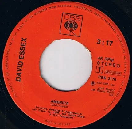 David Essex - America