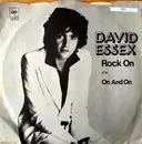 7'' - David Essex - Rock On - Push-out Centre