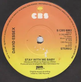 David Essex - Stay With Me Baby