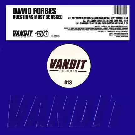 David Forbes - Questions Must Be Asked