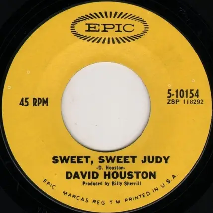 David Houston - With One Exception / Sweet, Sweet Judy