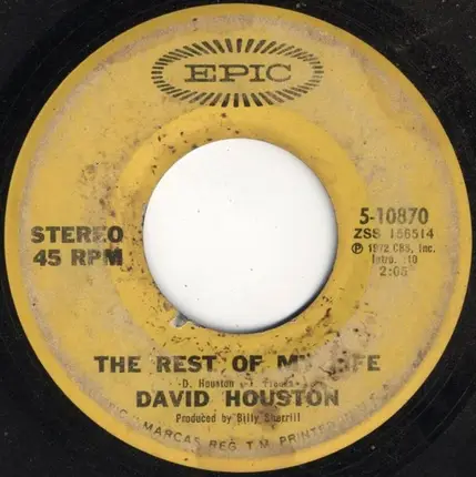 David Houston - The Rest Of My Life