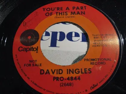 David Ingles - Johnny Let The Sunshine In / You're A Part Of This Man