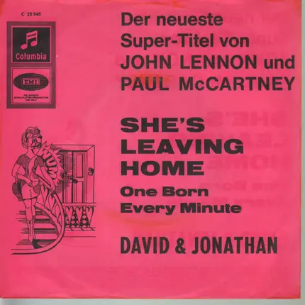 David & Jonathan - She's Leaving Home