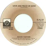 7'' - David Parton - Isn't She Lovely / Love And Peace Of Mind