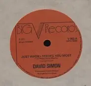 David Simon - Just When I Needed You Most