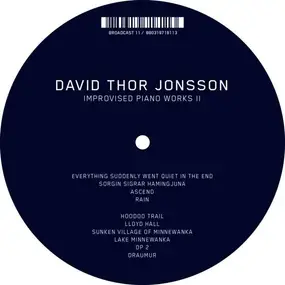 David Thor Jonsson - Improvised Piano Works II