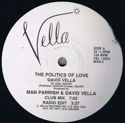 David Vella - The Politics Of Love
